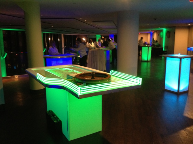 Casino LED Roulette Table